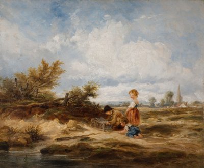 Hampstead Heath - The Bird Trap by William James Muller