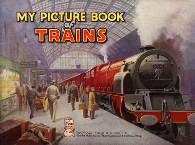 Cover of My Picture Book of Trains, c 1945 by William John Patton McDowell