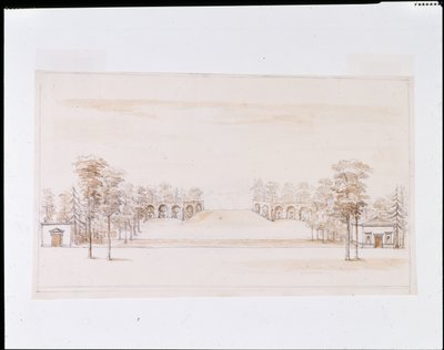 Perspective Design for a New Orangery by William Kent