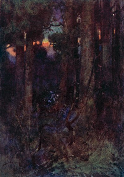 Illustration for The Deserted Village by Oliver Goldsmith by William Lee Hankey