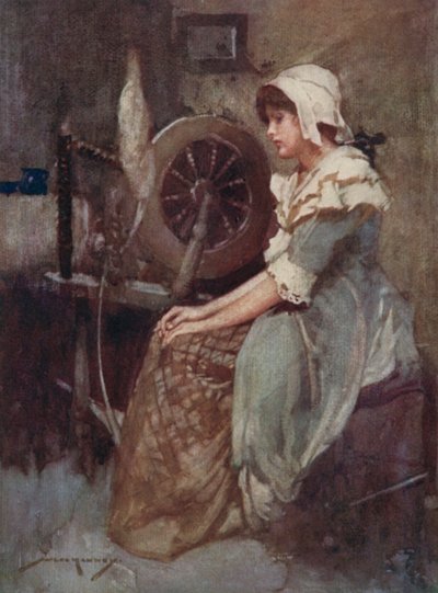 Illustration for The Deserted Village by Oliver Goldsmith by William Lee Hankey