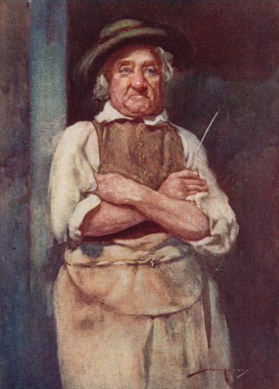 Illustration for The Deserted Village by Oliver Goldsmith by William Lee Hankey