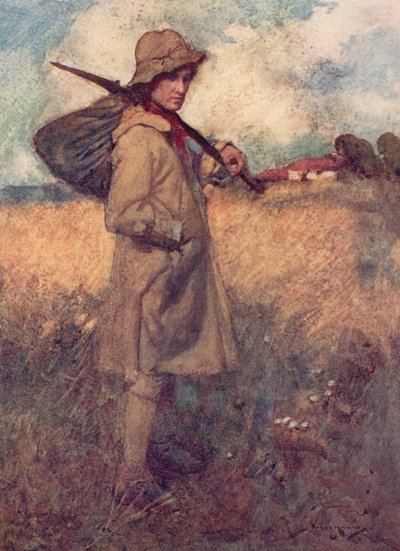 Illustration for The Deserted Village by Oliver Goldsmith by William Lee Hankey