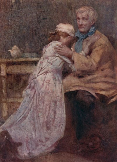 Illustration for The Deserted Village by Oliver Goldsmith by William Lee Hankey