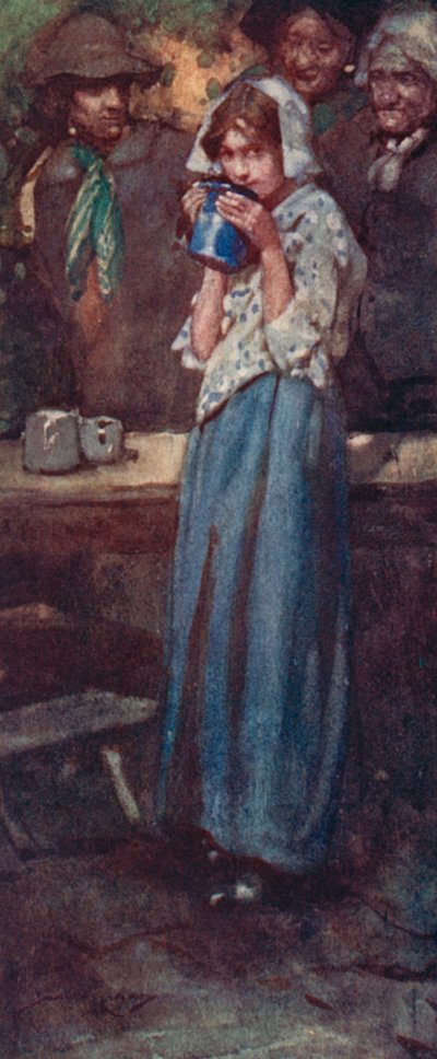 Illustration for The Deserted Village by Oliver Goldsmith by William Lee Hankey