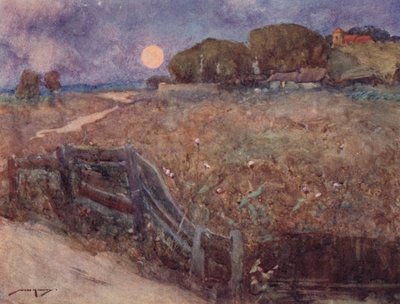 Illustration for The Deserted Village by Oliver Goldsmith by William Lee Hankey