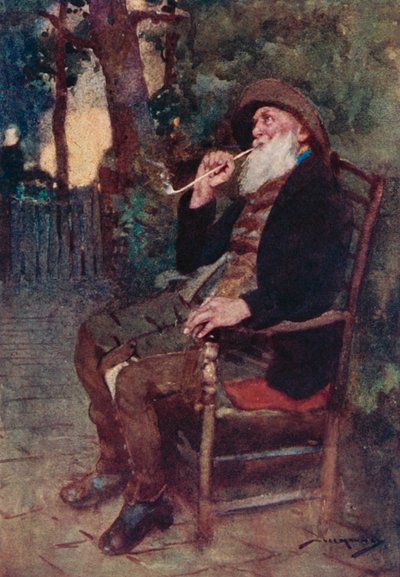 Illustration for The Deserted Village by Oliver Goldsmith by William Lee Hankey