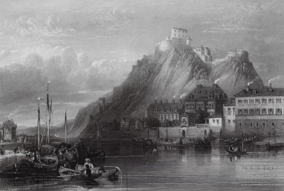 Fortress of Ehrenbreitstein, Rhine by William Leighton (after) Leitch