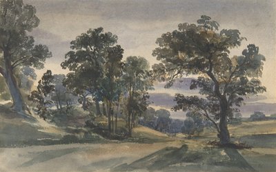 A Parkland View at Dusk by William Leighton Leitch