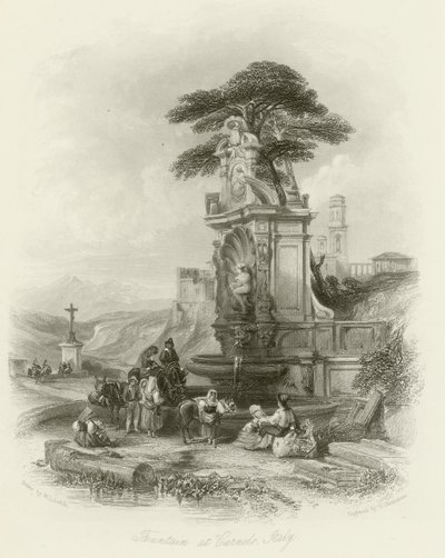 Fountain at Carnelo by William Leighton Leitch