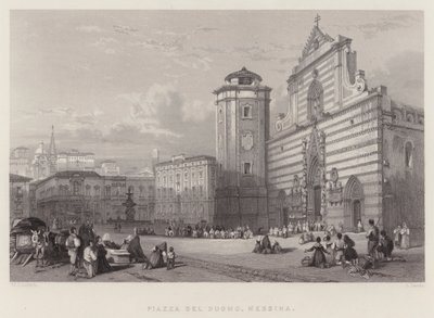 Piazza Del Duomo, Messina by William Leighton Leitch