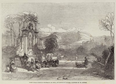 View near Ournelo Contrada di Sora, Kingdom of Naples by William Leighton Leitch