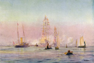Portsmouth Harbour, 1912 by William Lionel Wyllie