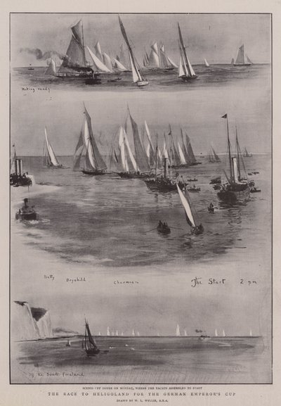 The Race to Heligoland for the German Emperor