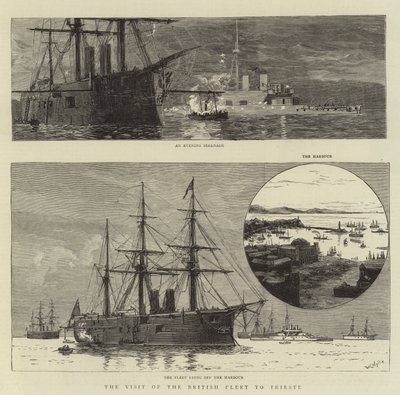 The Visit of the British Fleet to Trieste by William Lionel Wyllie