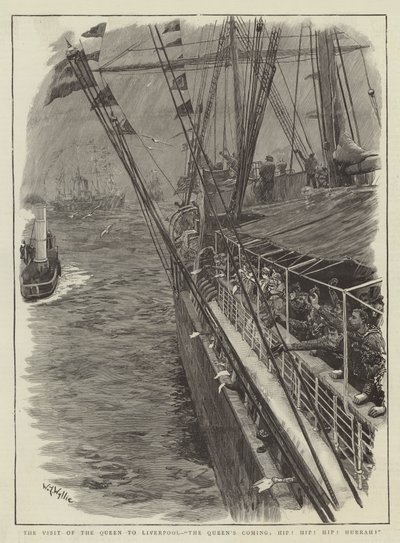 The Visit of the Queen to Liverpool, The Queen