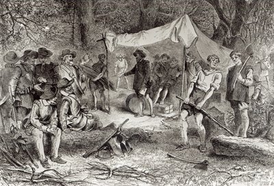 The First Day at Jamestown, 14th May 1607, from 