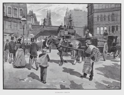 Ludgate Circus by William Luker