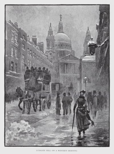 Ludgate Hill on a Winter