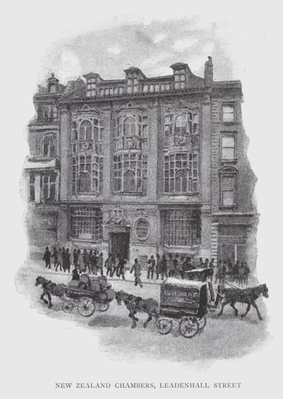 New Zealand Chambers, Leadenhall Street by William Luker