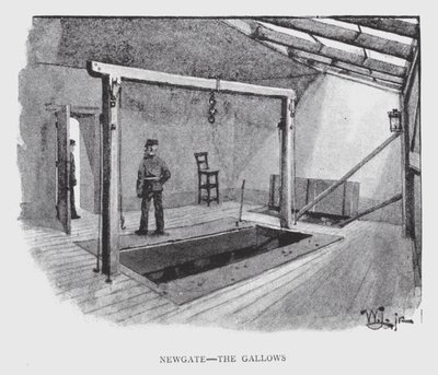 Newgate, the Gallows by William Luker
