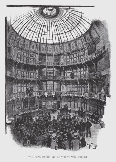 The Coal Exchange, Lower Thames Street by William Luker
