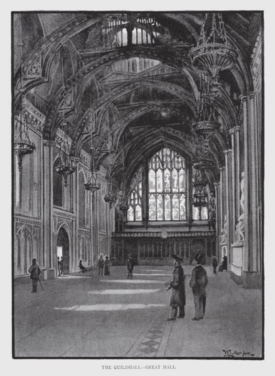 The Guildhall, Great Hall by William Luker