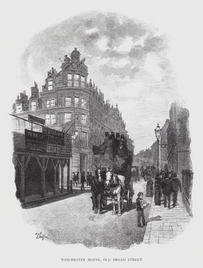 Winchester House, Old Broad Street by William Luker