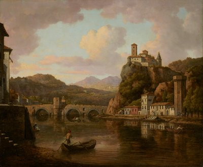 Castle on the Rhône River, France by William Marlow