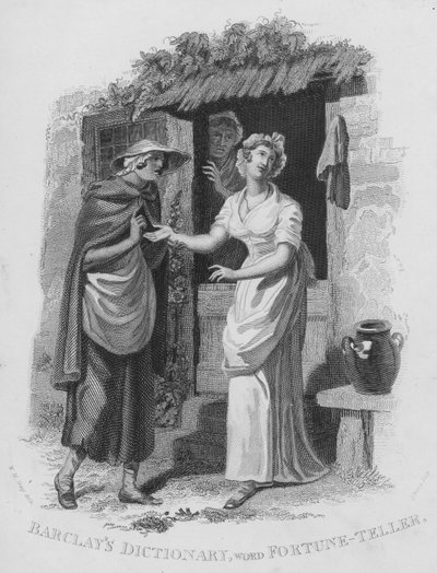 Fortune-teller (engraving) by William Marshall (after) Craig