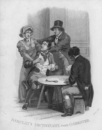 Barclays Dictionary, word: Gamester by William Marshall (after) Craig