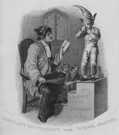 Barclays Dictionary, Word: School Master by William Marshall (after) Craig