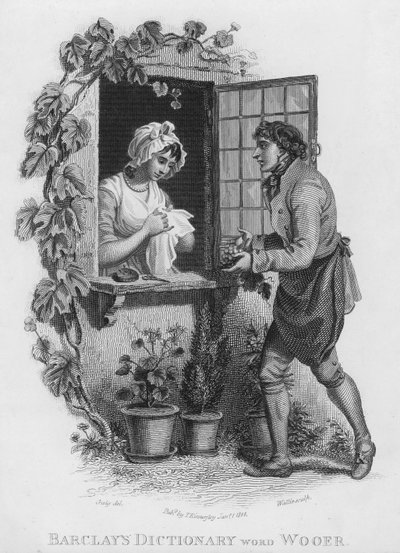 Wooer (engraving) by William Marshall (after) Craig