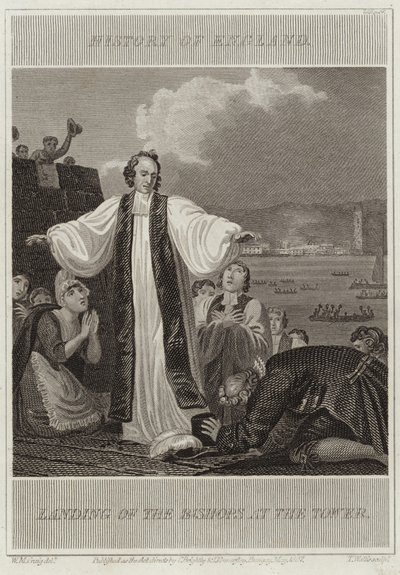 Landing of the bishops at the Tower by William Marshall Craig