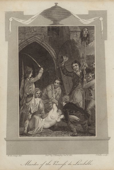Murder of the Princess de Lamballe by William Marshall Craig