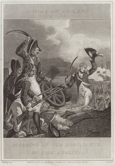 Storming of the Moro Castle by the English by William Marshall Craig