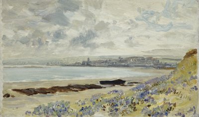 View Across a Bay: Showery Weather by William Matthew Hale