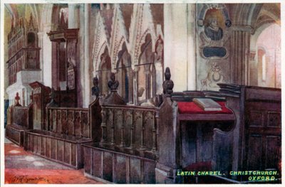 Latin Chapel, Christchurch Oxford by William Matthison