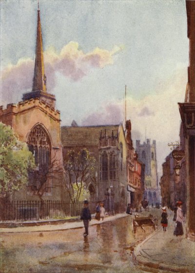 Market Street and Holy Trinity Church by William Matthison