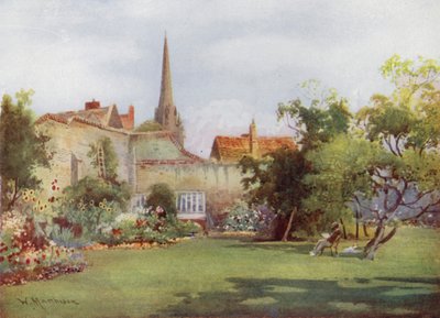Miltons Mulberry Tree in the Fellows Garden, Christs College by William Matthison