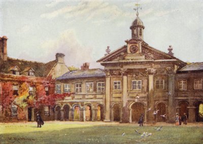 The First Court of Emmanuel College by William Matthison