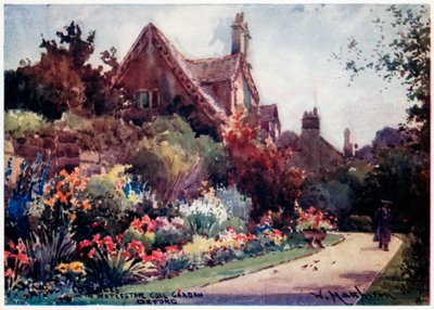 Worcester College Garden by William Matthison