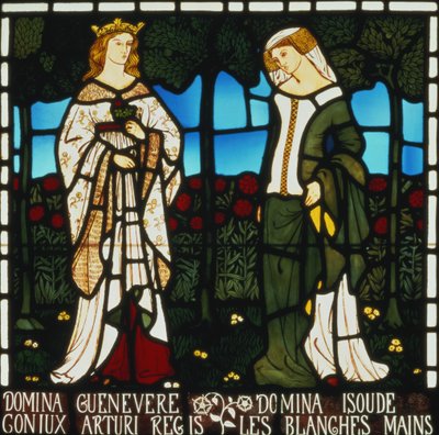Queen Guinevere and Isolde of the White Hands, from 