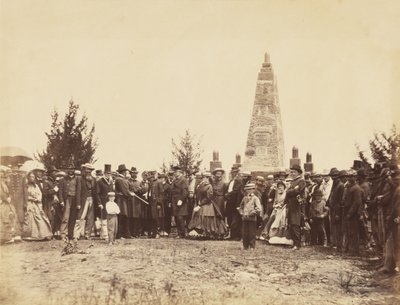 Dedication of Monument, on Bull Run Battlefield, June by William Morris Smith