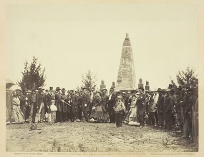Dedication of Monument on Bull Run Battlefield, June 1865 by William Morris Smith