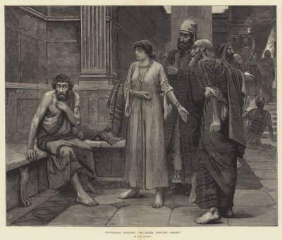 St Peter Denying Christ by William Mouat Loudan
