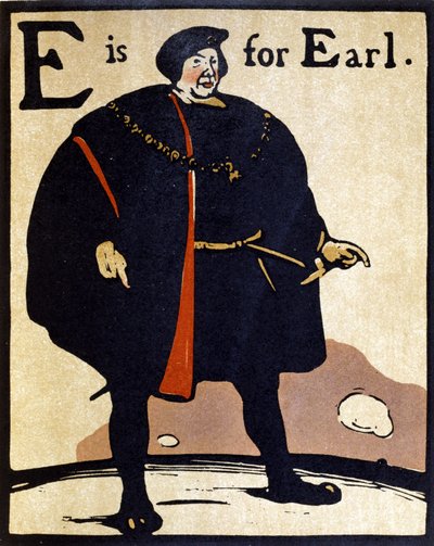E is for Earl, illustration from 