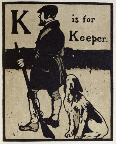 K is for Keeper, illustration from 