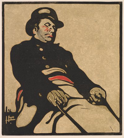 London Types: Bus Driver by William Nicholson