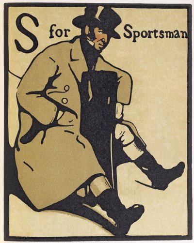 S for Sportsman, illustration from 